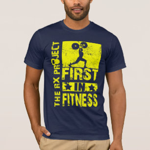 Eerste in Fitness- Reinig en T-shirt met Jerk