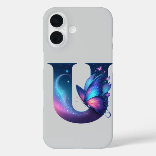 Eerste initiaal Case-Mate iPhone case (Achterkant)