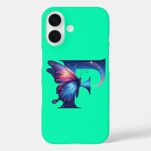 Eerste initiaal Case-Mate iPhone case (Achterkant)