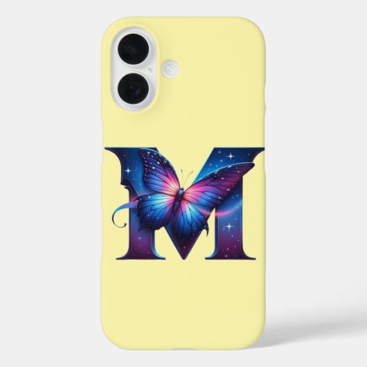 Eerste initiaal Case-Mate iPhone case (Achterkant)