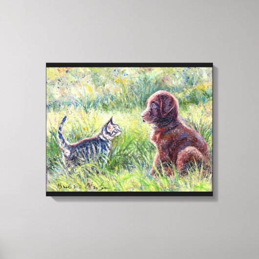 "Eerste inleiding" Canvas Afdruk (Voorkant)