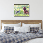 "Eerste inleiding" Canvas Afdruk (Insitu (Slaapkamer))
