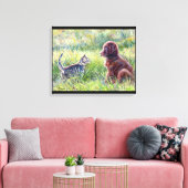 "Eerste inleiding" Canvas Afdruk (Insitu (Woonkamer))