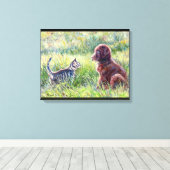"Eerste inleiding" Canvas Afdruk (Insitu (Houten vloer))