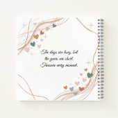 Eerste jaar Baby Journal | Gepersonaliseerd Notitieboek (Achterkant)