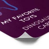 Eerste jaar 'Birthday Milestone' Poster (Hoek)