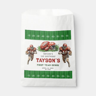 Eerste jaar Down Football 1e verjaardagsfeestje Bedankzakje