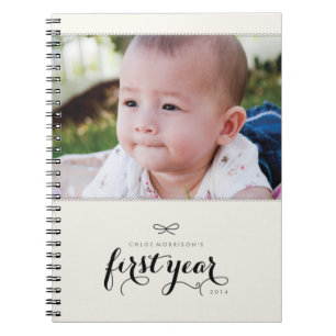 Eerste jaar fotojournaal - zwart notitieboek