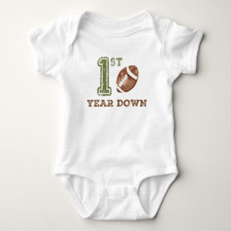 Eerste Jaar Voetbal Verjaardagsoutfit Romper