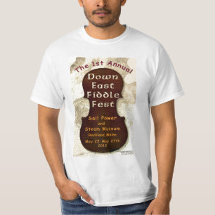 Eerste jaarbeursjaar naar Oost Fiddle T-shirt