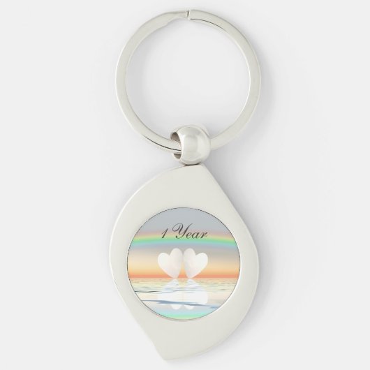 Eerste Jubileum papier Sleutelhanger (Voorkant)