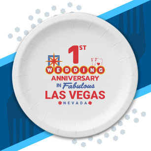 Eerste Jubileum voor weddenschappen in Las Vegas Papieren Bordje
