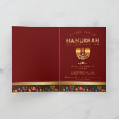 Eerste kaars van het Hanukkah-festival van de Part (Binnen)
