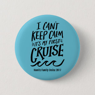 Eerste keer Cruiser Pin Ronde Button 5,7 Cm