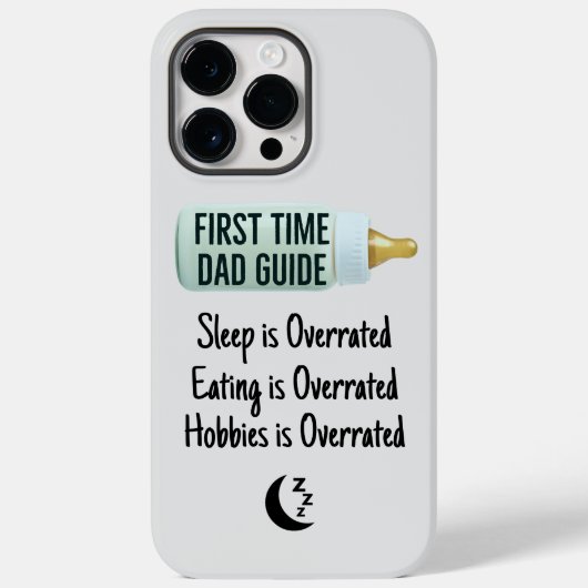 Eerste keer dat de telefoonkwestie van de Pap Guid Case-Mate iPhone Case (Achterkant)