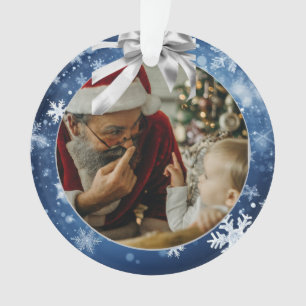 Eerste keer grootouders aangepaste foto Ornament