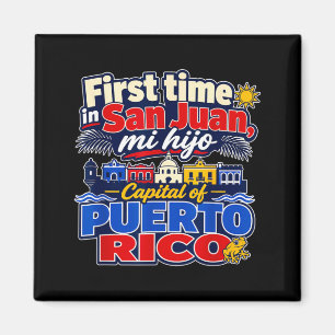 Eerste Keer In San Juan Hoofdstad Van Puerto Rico Magneet