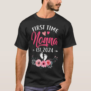 Eerste keer Nonna gepromoveerd naar Nonna EST 2024 T-shirt