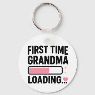 Eerste keer oma aan het laden sleutelhanger