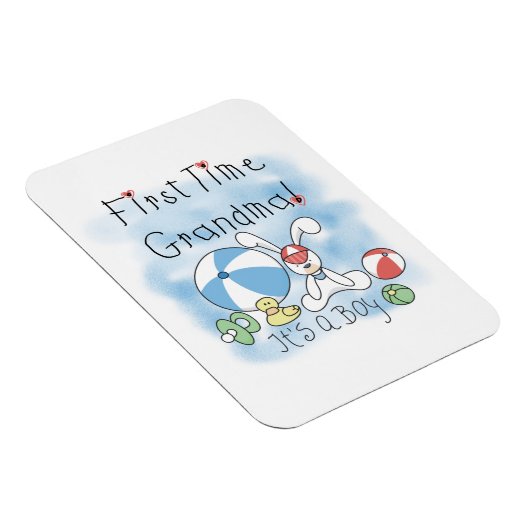 Eerste keer oma van jongen geschenken magneet (Rechterzijde)