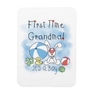 Eerste keer oma van jongen geschenken magneet