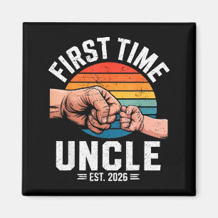 Eerste keer Oom Geschat 2026 Baby Aankondiging Gew Magneet