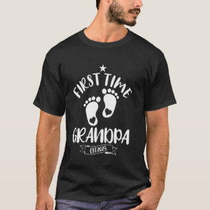 Eerste keer opa 2025 gepromoveerd tot opa 2025 t-shirt