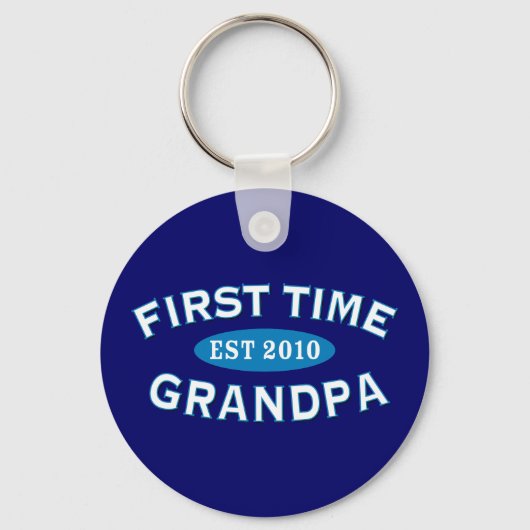 Eerste keer opa sleutelhanger (Voorkant)