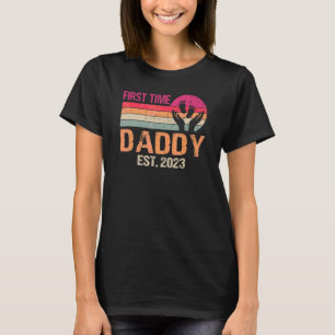 Eerste keer papa 2023 Vaderdag T-shirt