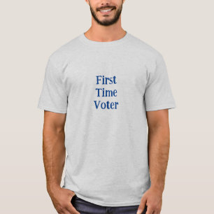 Eerste keer stemmer t-shirt