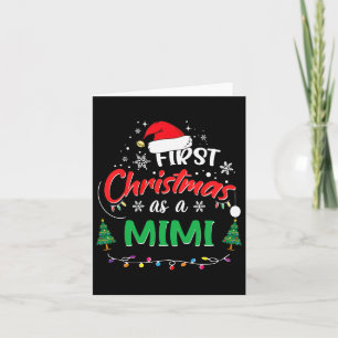 Eerste kerst als een mimi 1e kerst matching f kaart