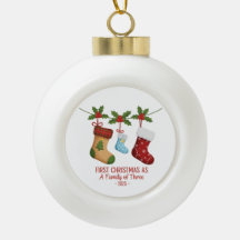 Eerste kerst als gezin van drie 2025 | Schattig