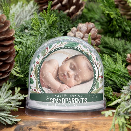 Eerste kerst als grootouders cadeau Wereldbollen Sneeuwbol (Winter)
