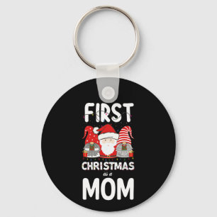 Eerste kerst als mama familie vakantie kids sleutelhanger