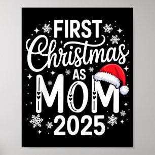 Eerste kerst als moeder 2025 bijpassende gezinsvak poster