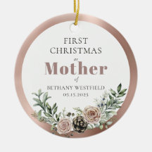 Eerste kerst als moeder foto-aandenken