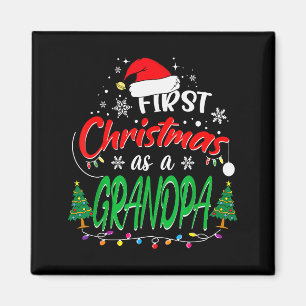 Eerste kerst als opa Nieuwe grootvader 1e K Magneet