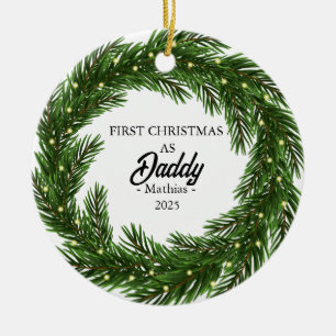 Eerste kerst als papa, nieuw papa Ornament