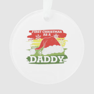 Eerste kerst als papa – nieuwe papa ornament