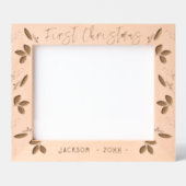 Eerste kerst Baby naam Gegraveerde Lijstjes (Voorkant)