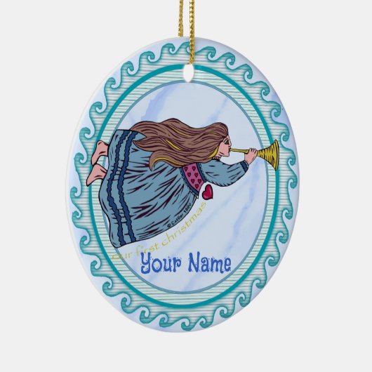 Eerste kerst engel ornamenten (Rechts)