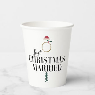 Eerste kerst getrouwd Nieuwgetrouwd Vakantie, Over Papieren Bekers