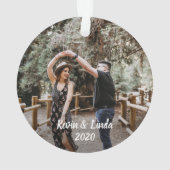 Eerste kerst in beeld | Foto Ornament (achterkant)