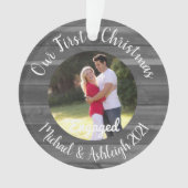 Eerste kerst in beeld ornament (voorkant)