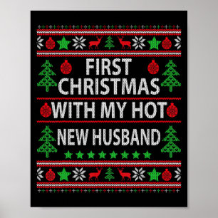 Eerste kerst met mijn hete nieuwe echtgenoot Kerst Poster