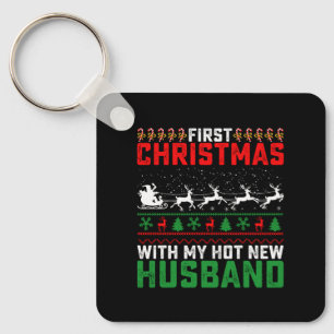 Eerste kerst met mijn hete nieuwe man lelijk sleutelhanger