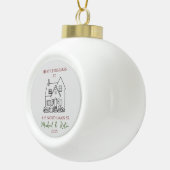 Eerste kerst nieuwe huis Ornament (Rechts)