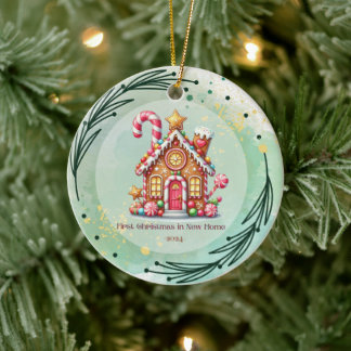 Eerste kerst nieuwe huis quote Ornament