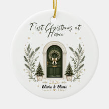 Eerste kerst thuis Kerstdeur