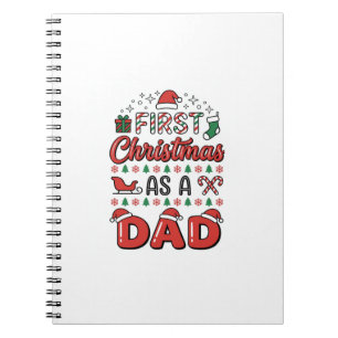 Eerste kerst Vader Vakantie Notitieboek